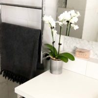 Bendigo Bathroom Design With Marble Mosaic Vanity Niche